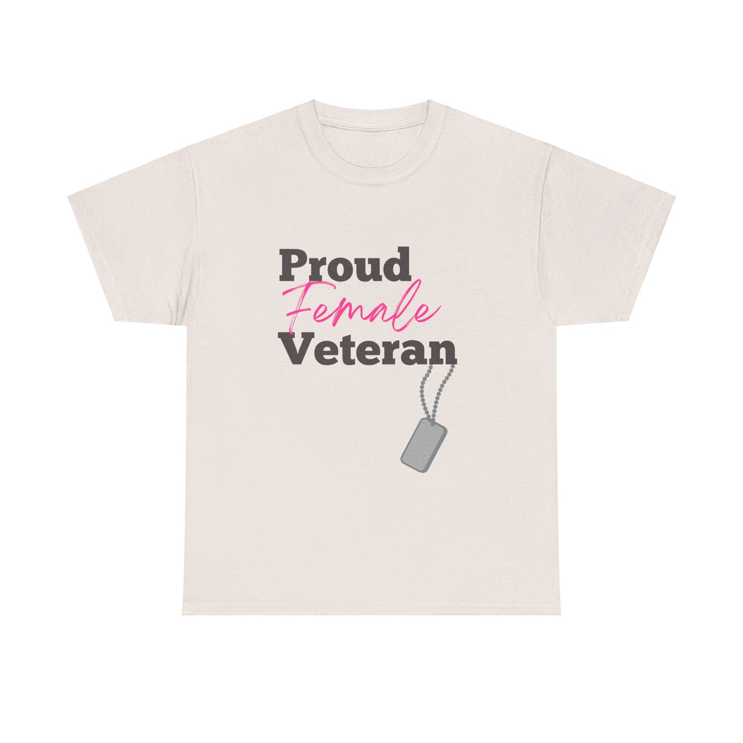 Proud Female Veteran Tee