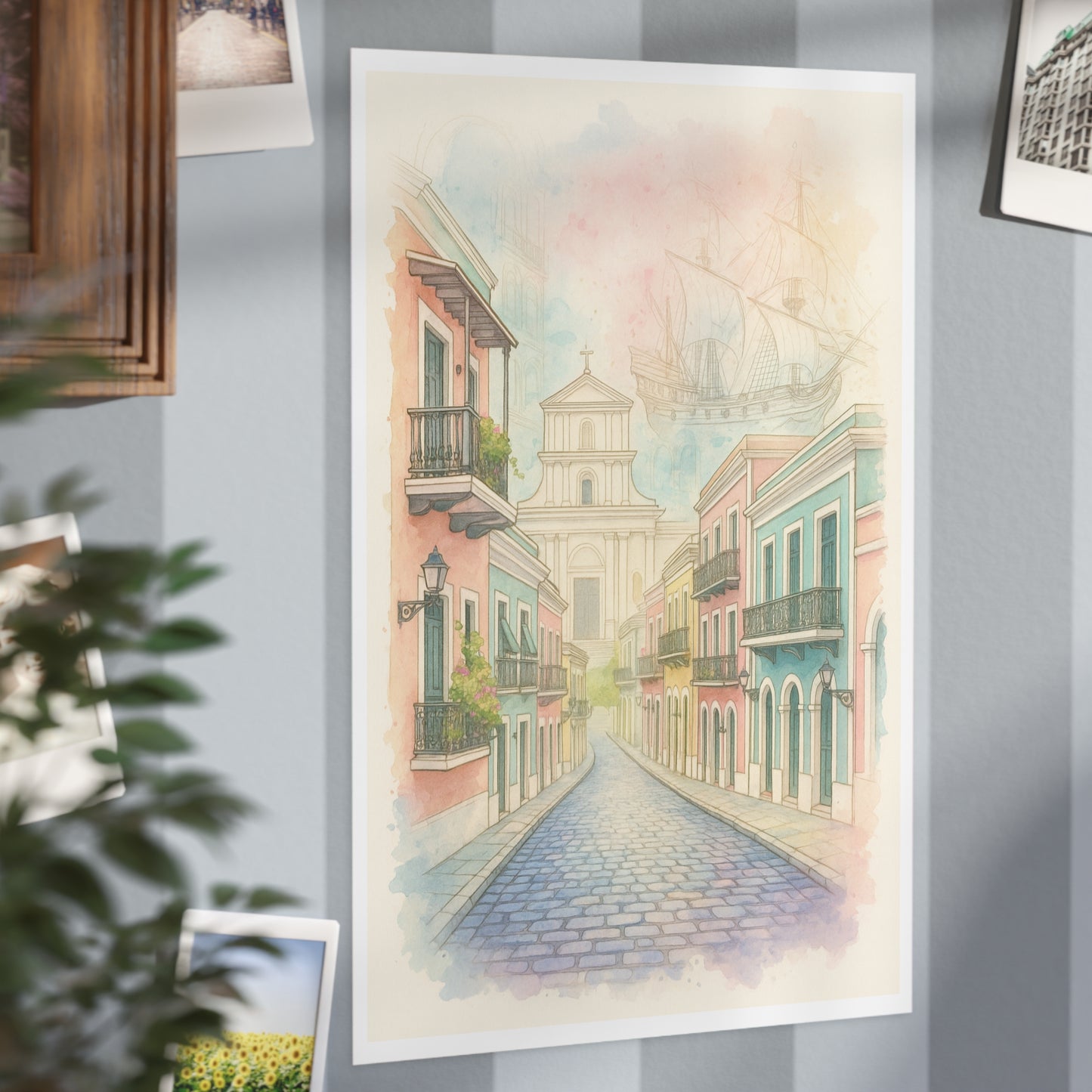 Calles con Historia Unframed Print