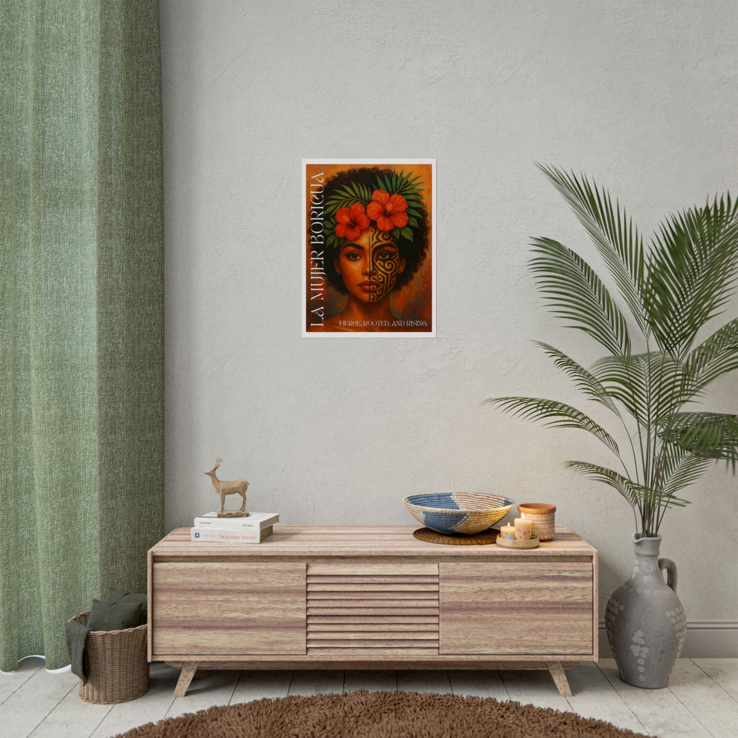 La Mujer Boricua Poster