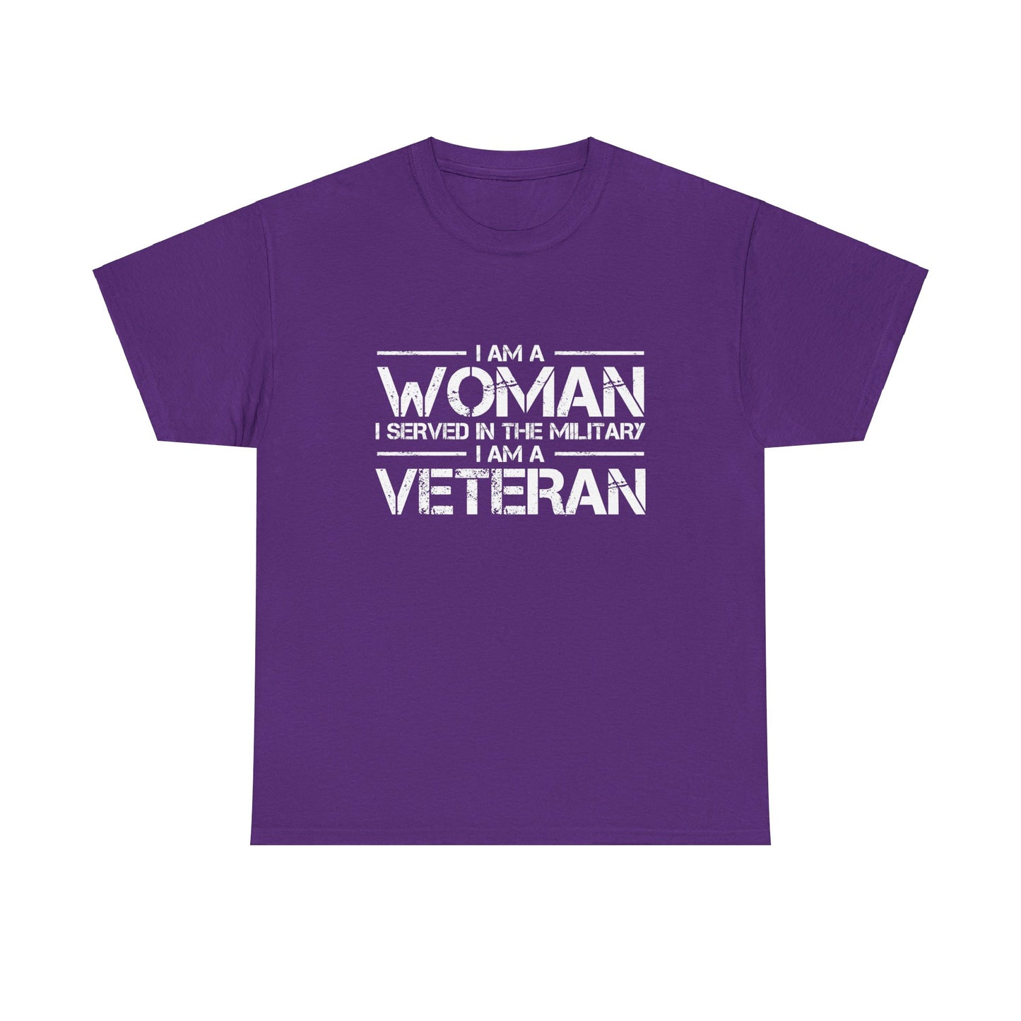 I'm A Woman & Veteran Tee