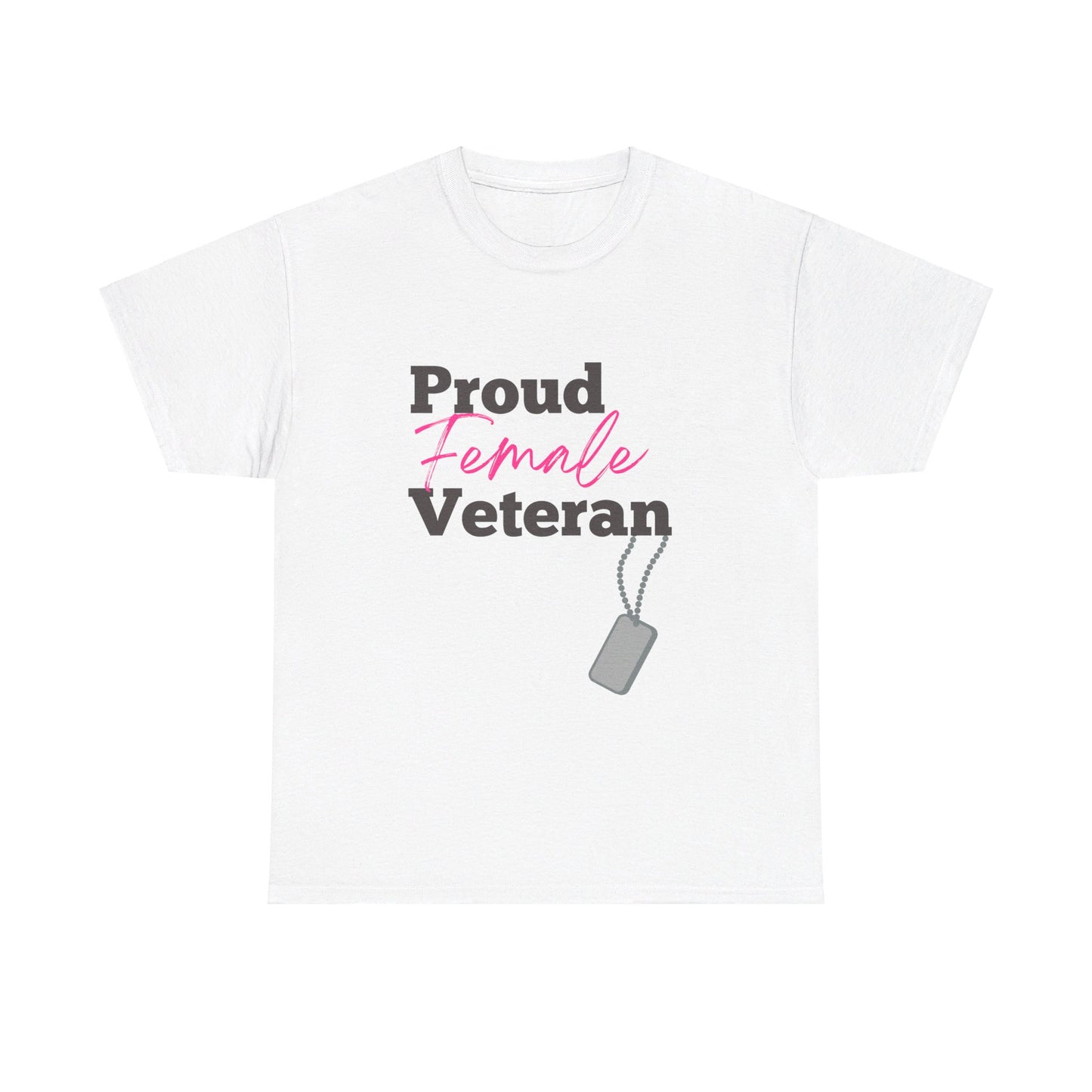 Proud Female Veteran Tee