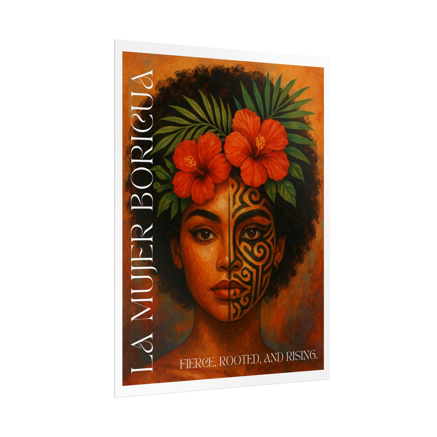 La Mujer Boricua Poster