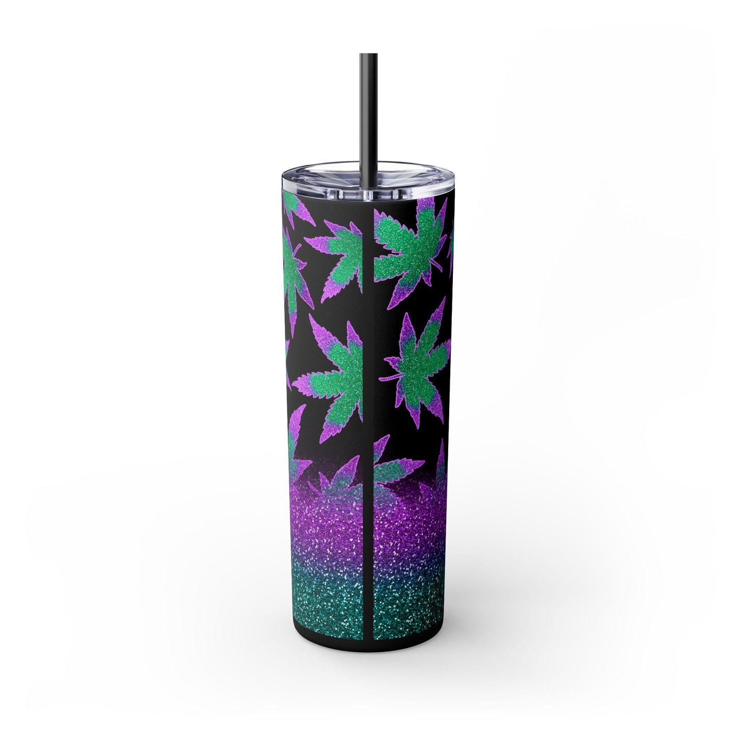 Glitter Canna Tumbler