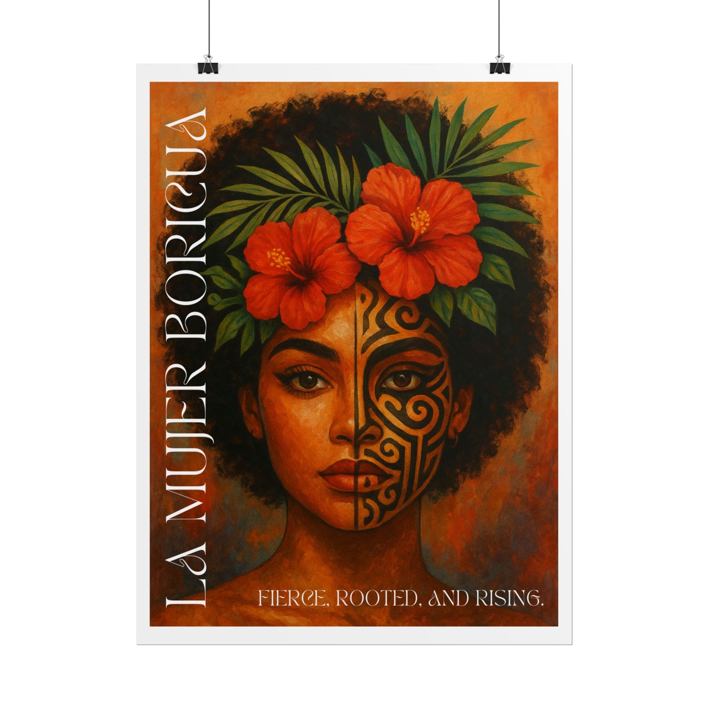 La Mujer Boricua Poster
