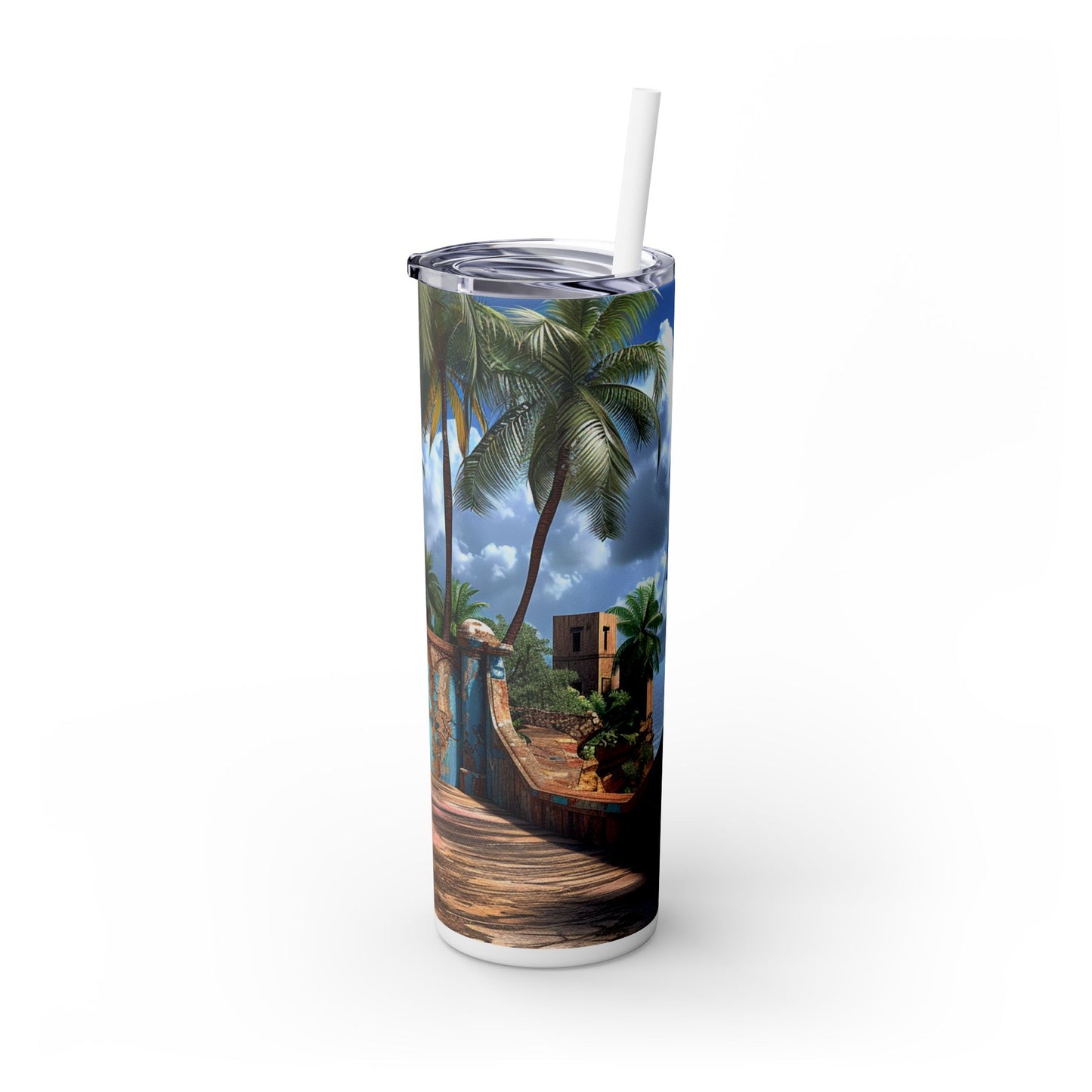 Puerto Rico Skinny Tumbler, 20oz