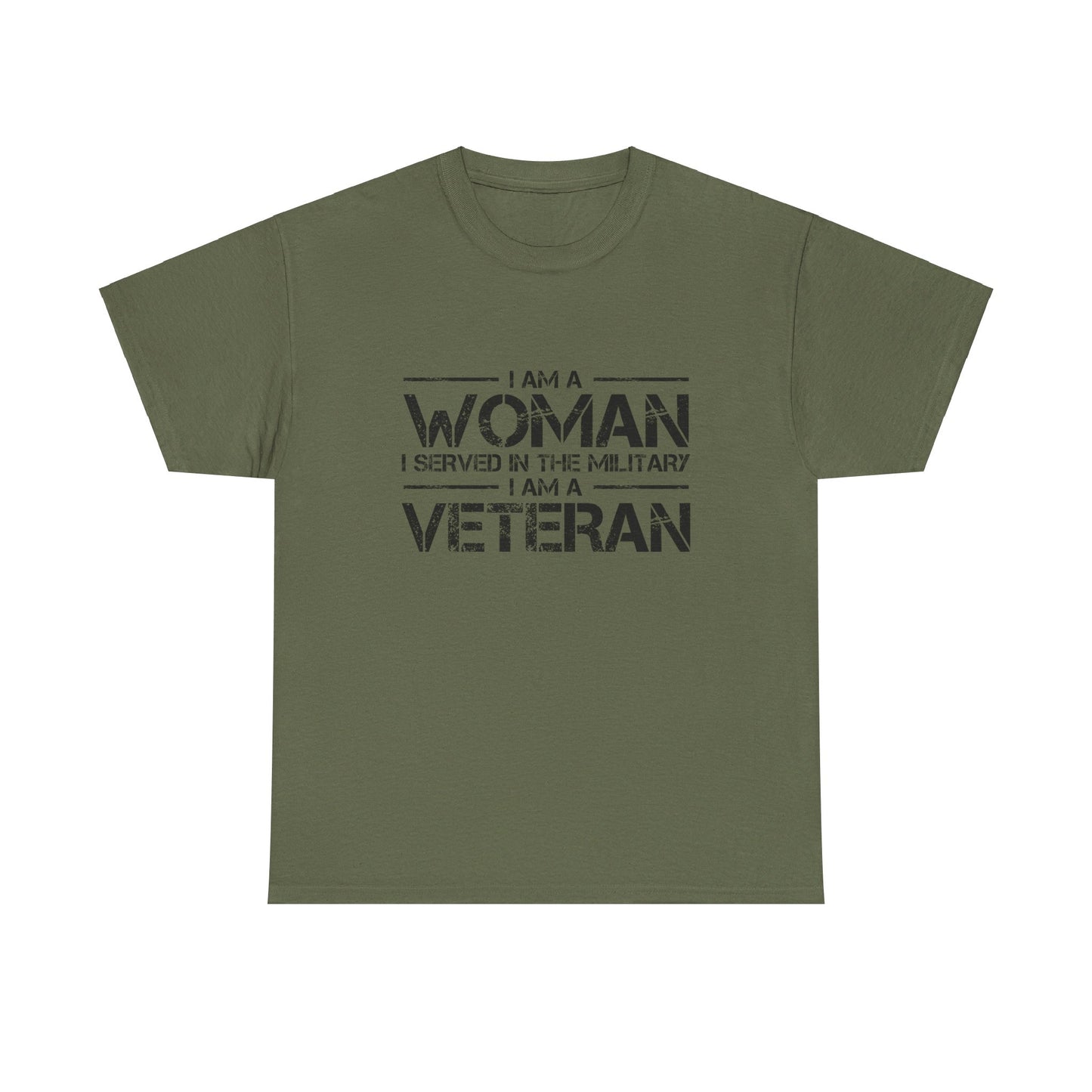 I'm A Woman & Veteran Tee