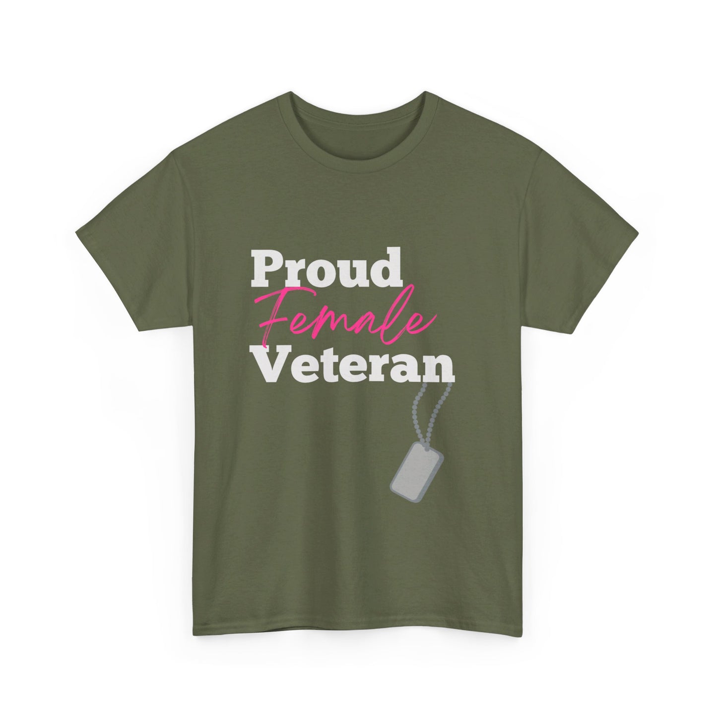 Proud Female Veteran Tee