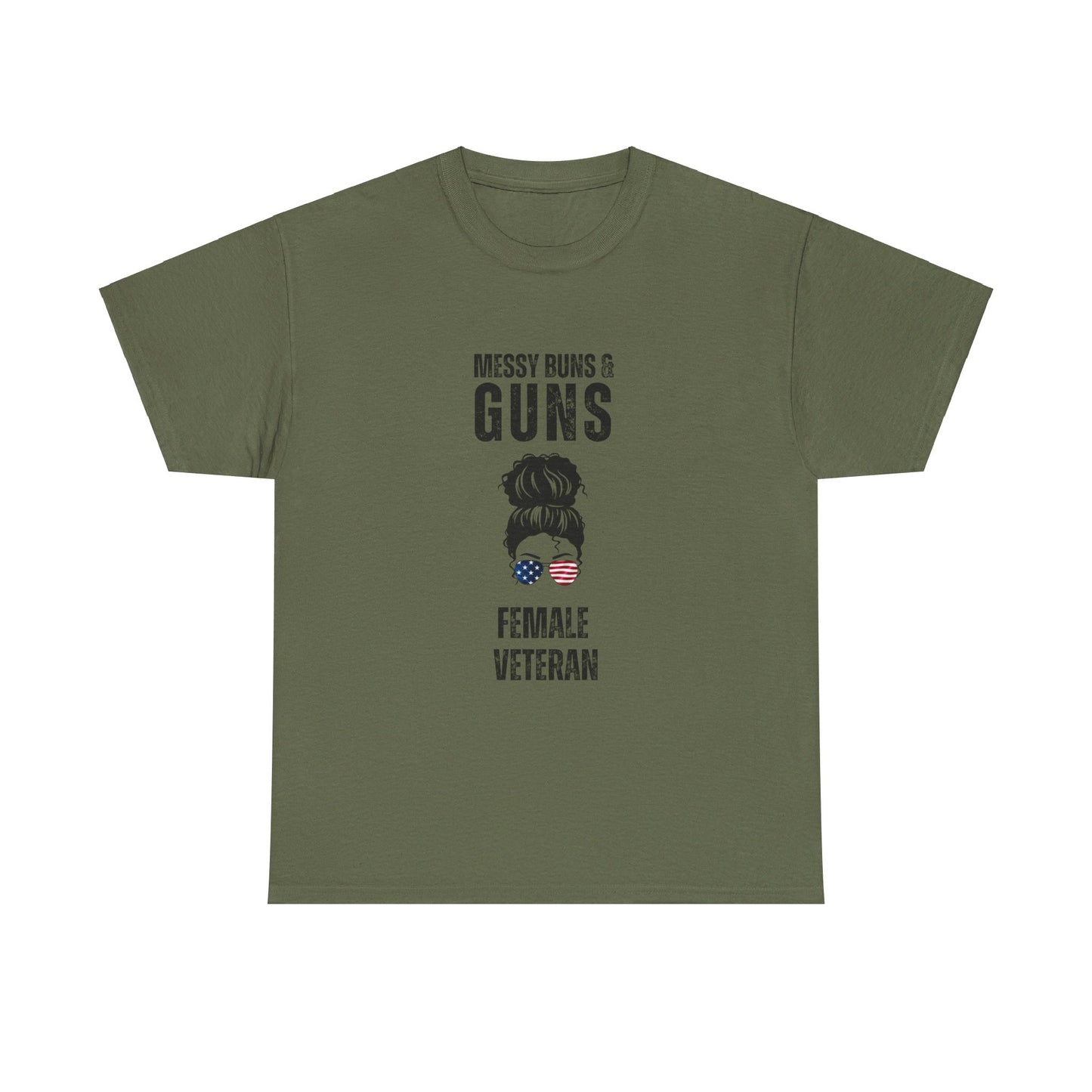 Messy Buns & Guns Tee