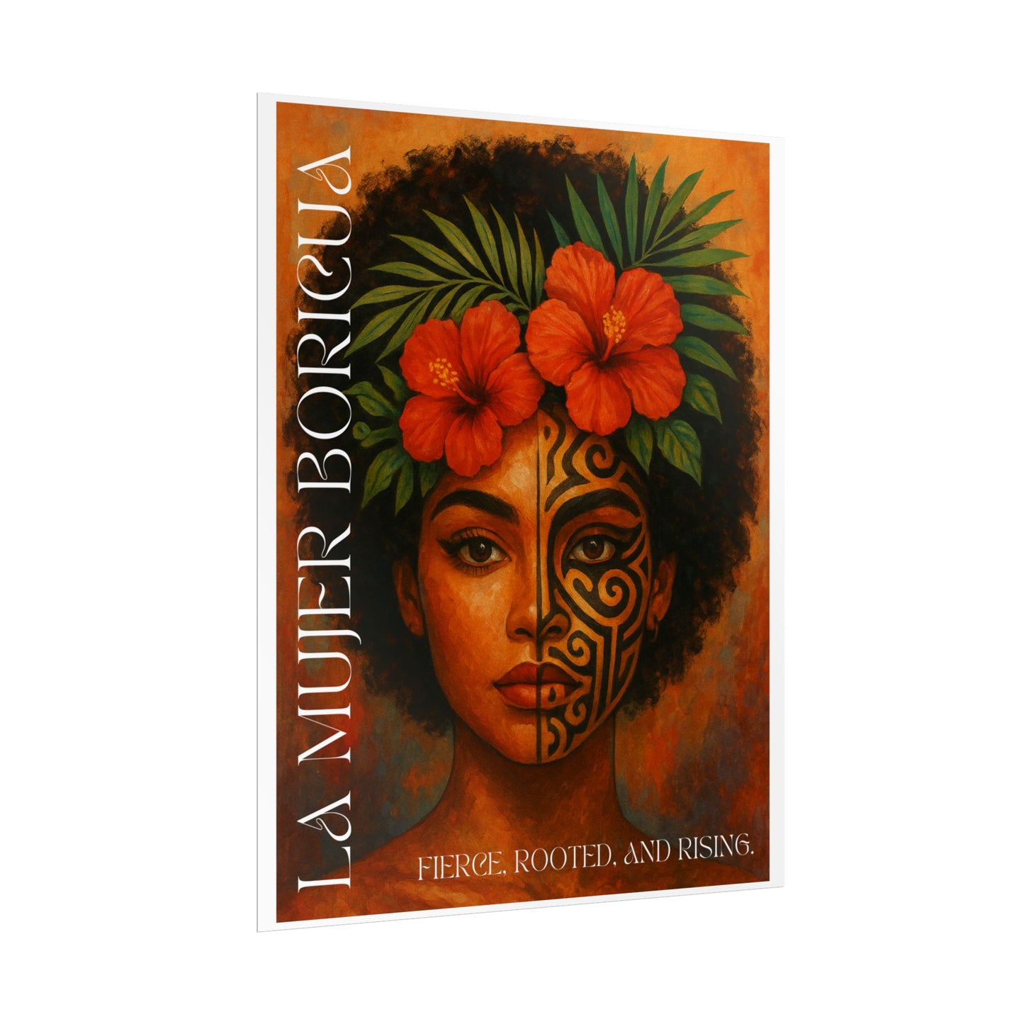 La Mujer Boricua Poster