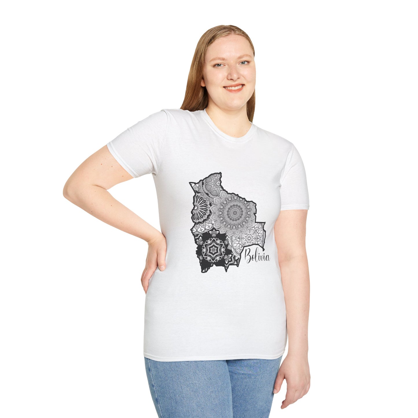 Unisex Mandala T-Shirt - Bolivia Design