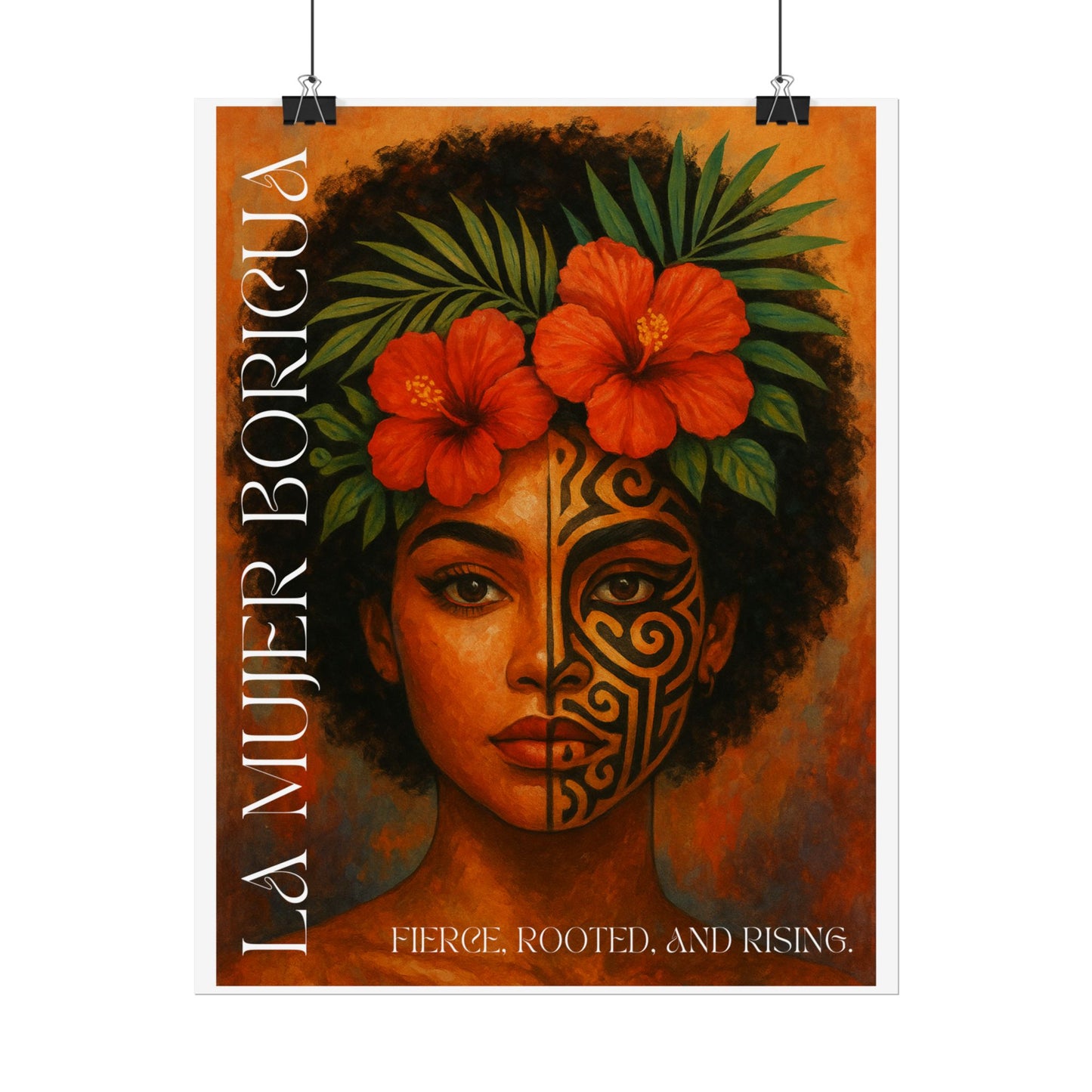 La Mujer Boricua Poster