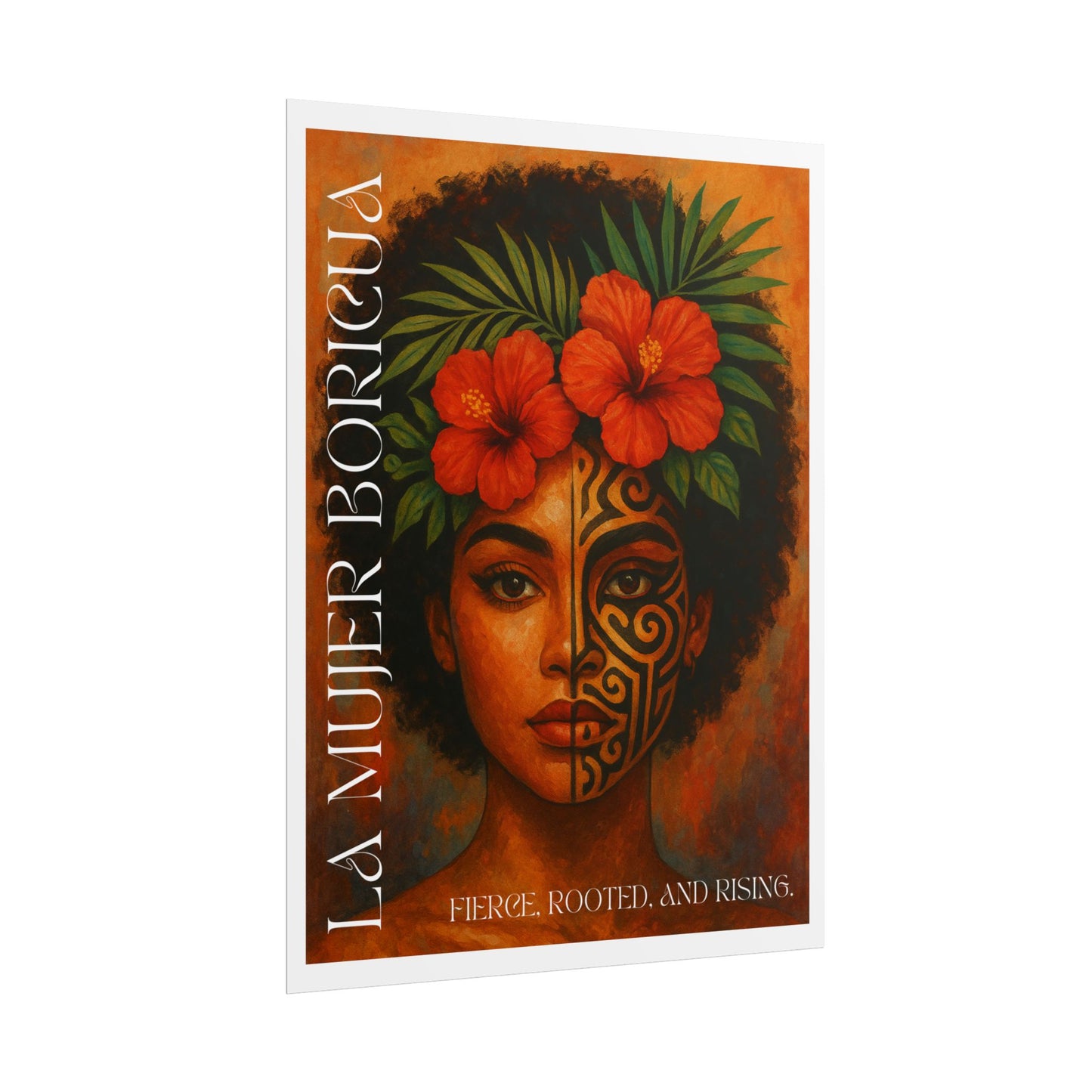 La Mujer Boricua Poster