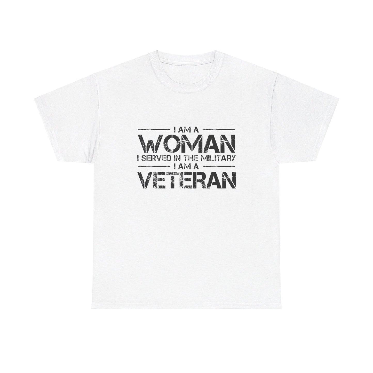 I'm A Woman & Veteran Tee