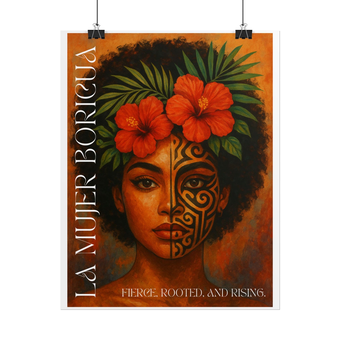 La Mujer Boricua Poster