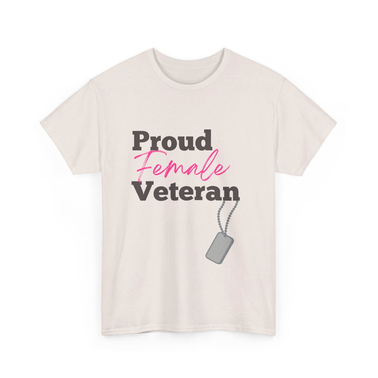 Proud Female Veteran Tee