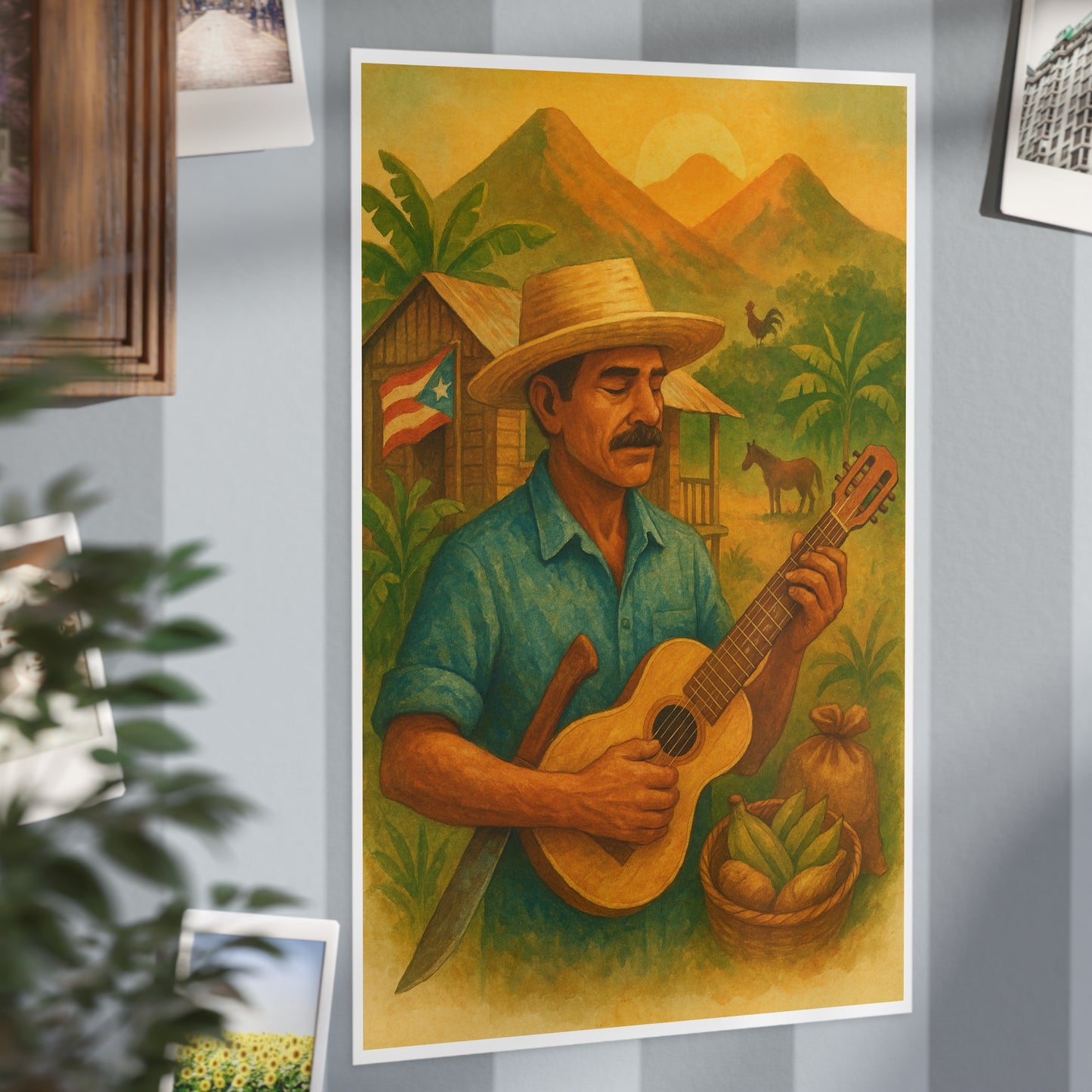 Canto del Jíbaro Unframed Print