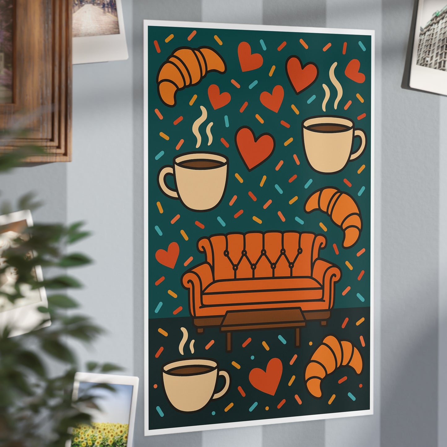 Central Perk & Chill Unframed Print