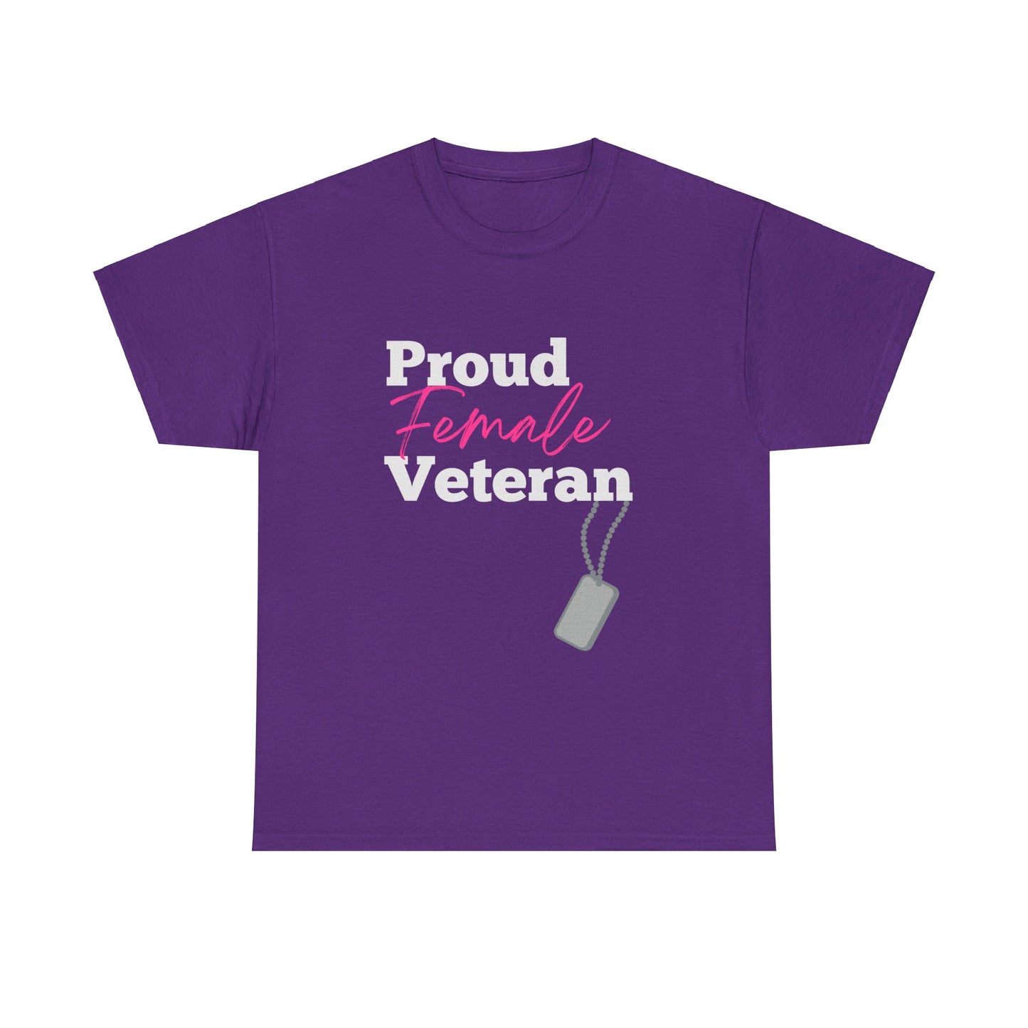 Proud Female Veteran Tee