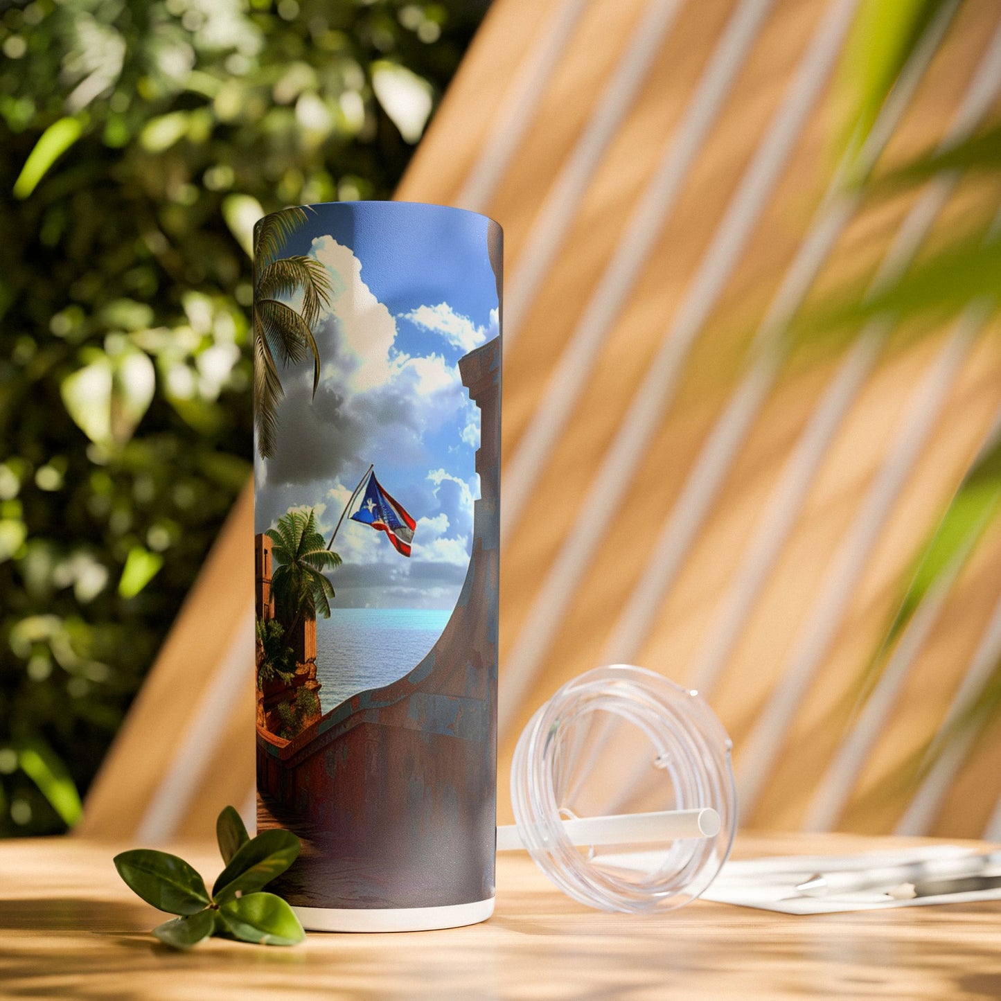 Puerto Rico Skinny Tumbler, 20oz