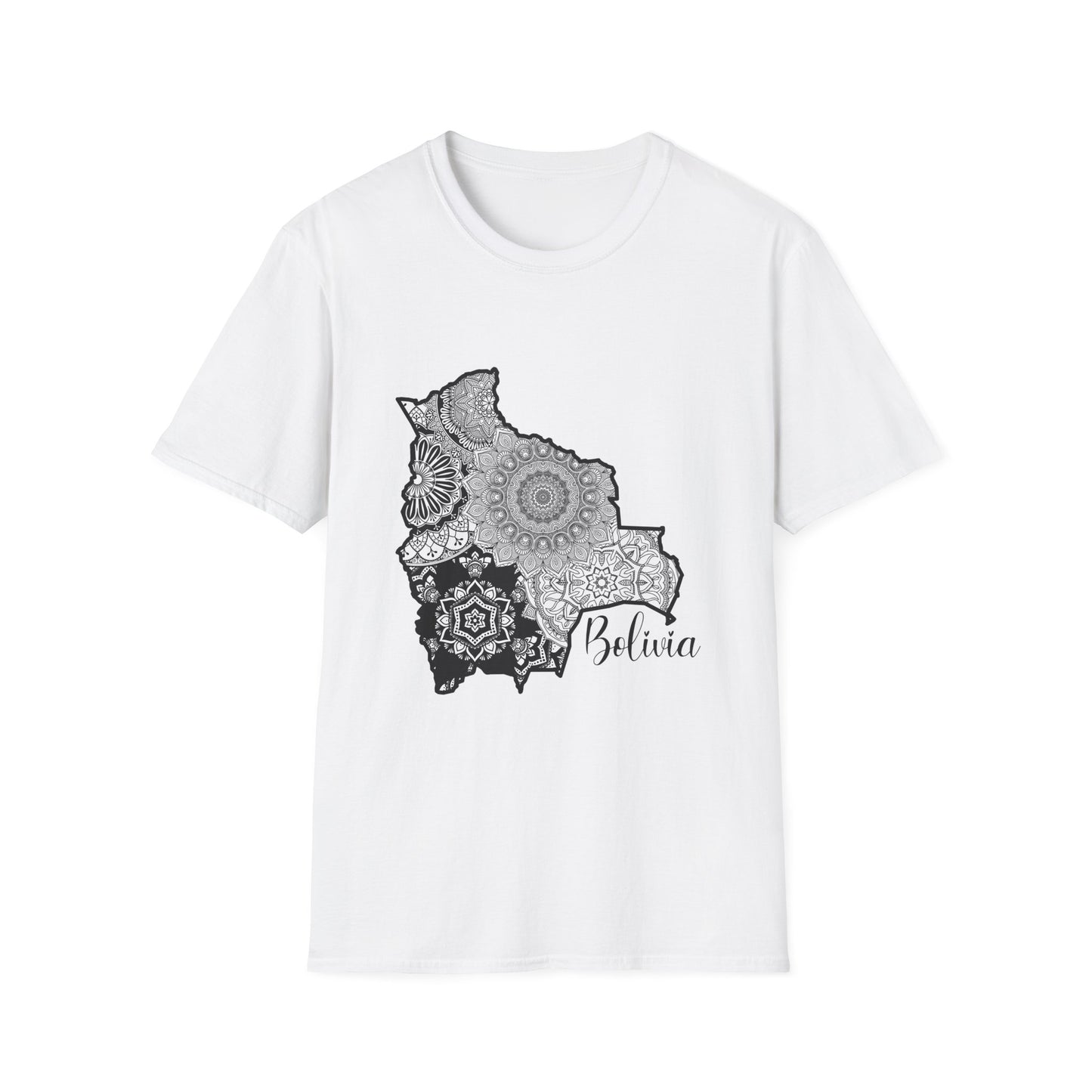 Unisex Mandala T-Shirt - Bolivia Design