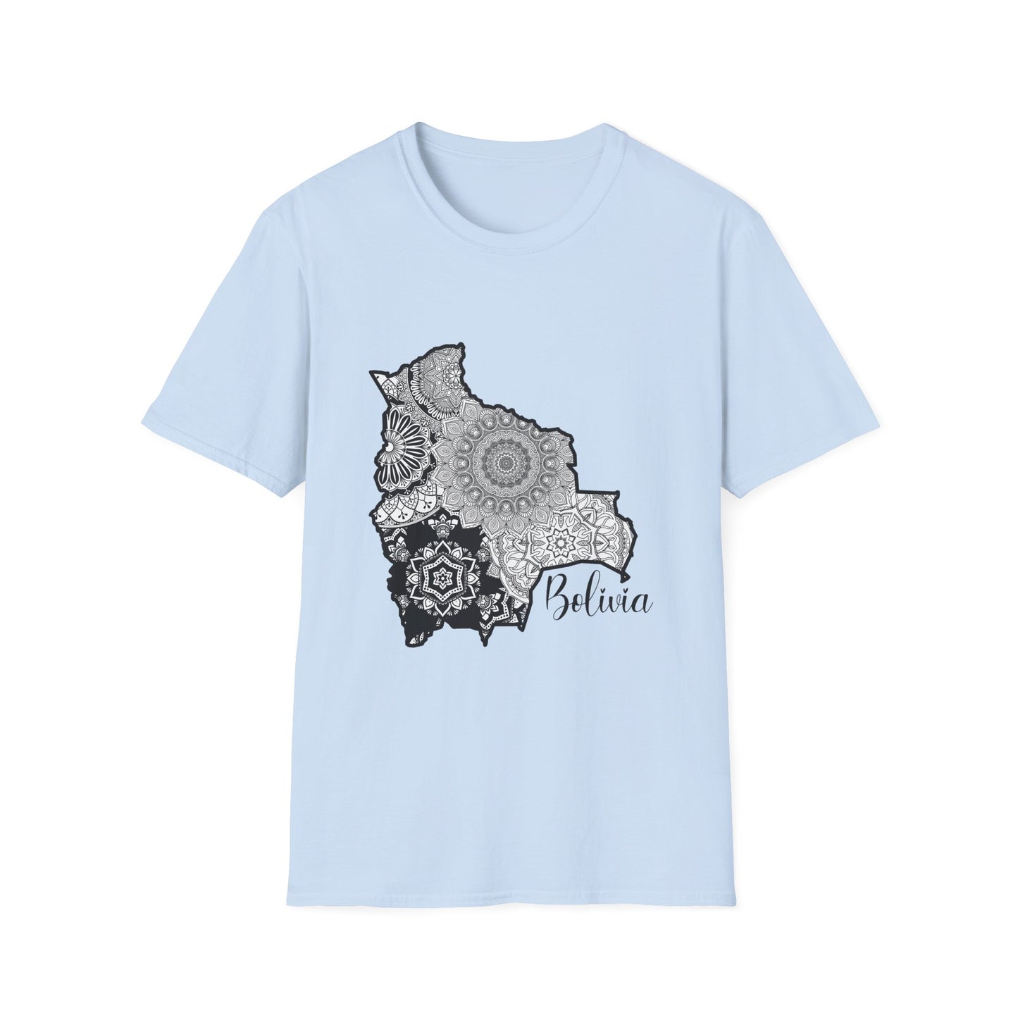 Unisex Mandala T-Shirt - Bolivia Design