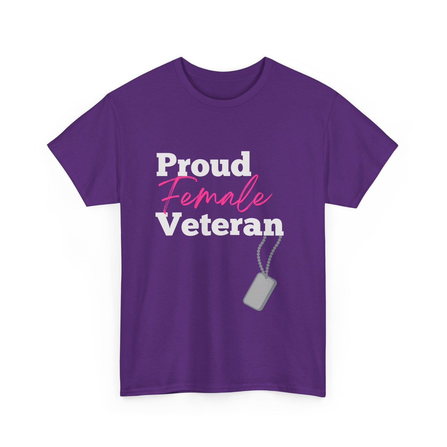 Proud Female Veteran Tee
