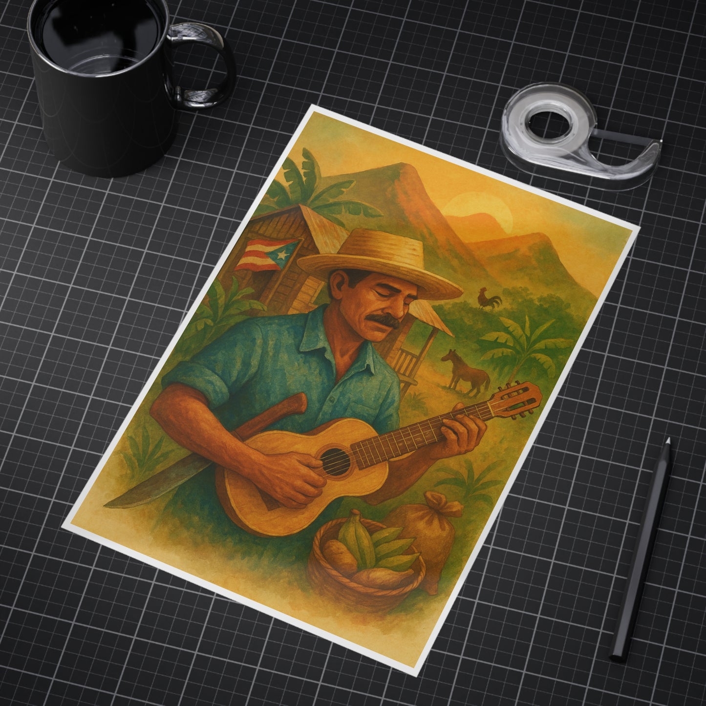 Canto del Jíbaro Unframed Print