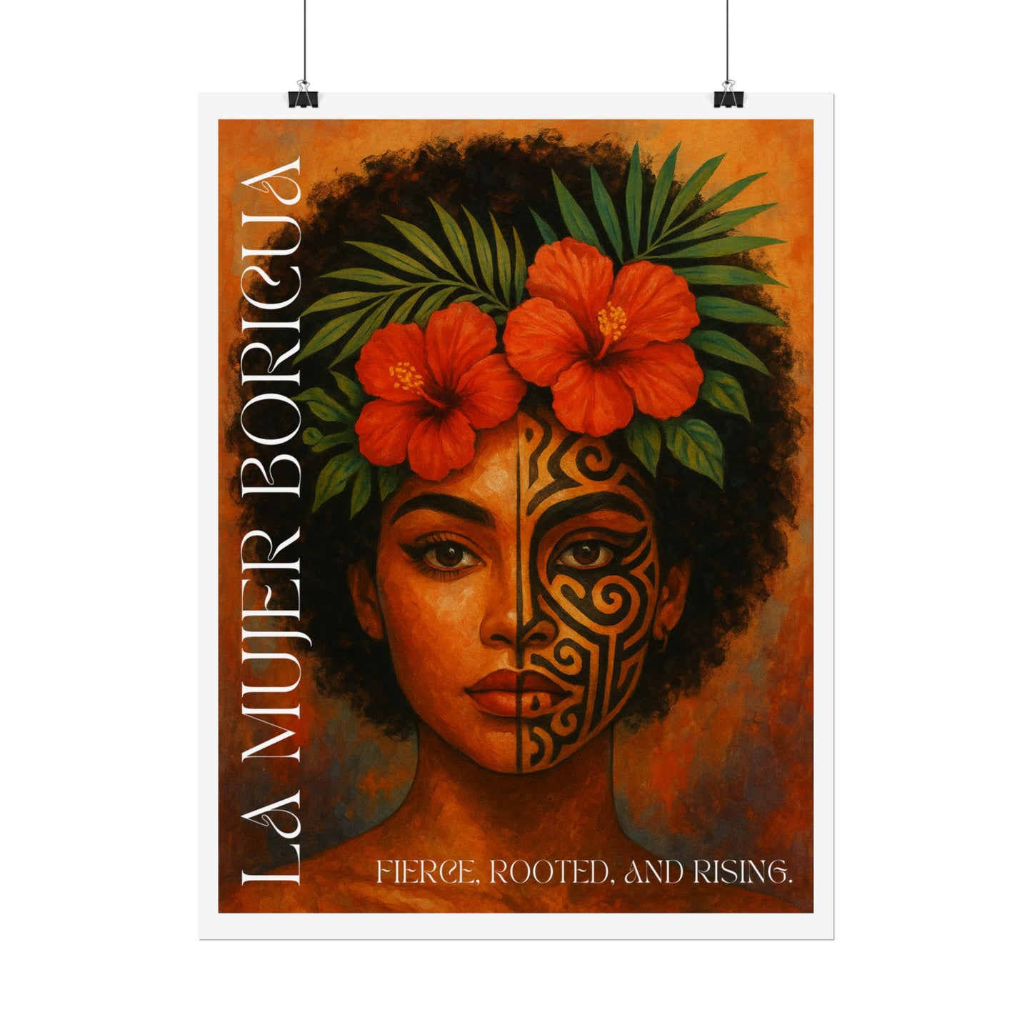 La Mujer Boricua Poster