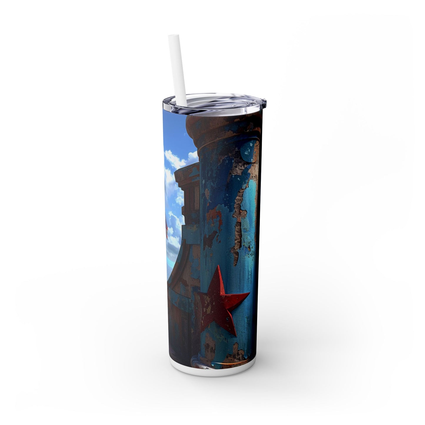 Puerto Rico Skinny Tumbler, 20oz