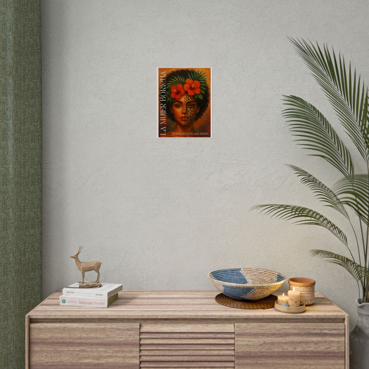 La Mujer Boricua Poster