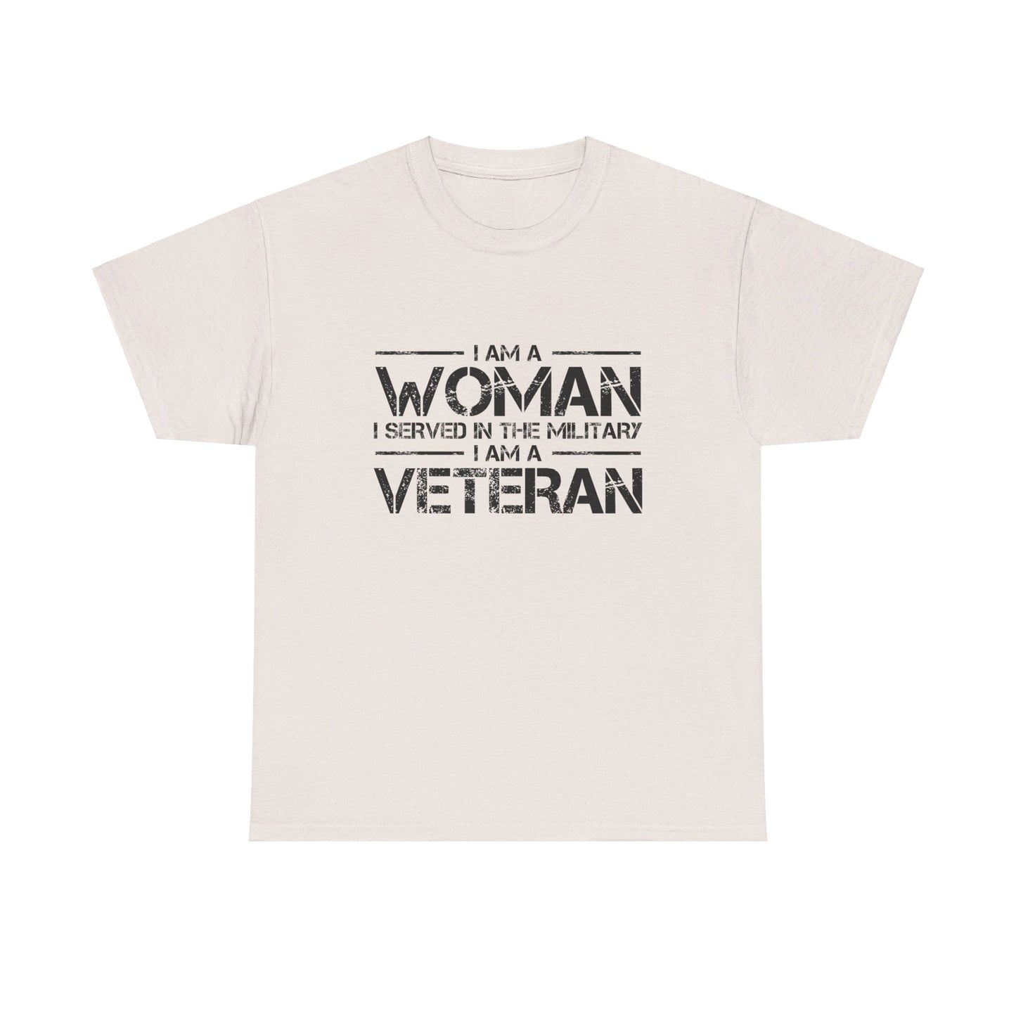 I'm A Woman & Veteran Tee