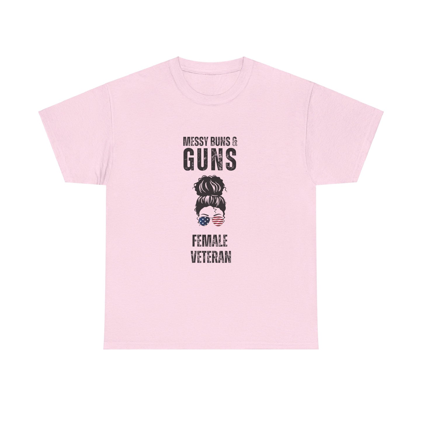 Messy Buns & Guns Tee