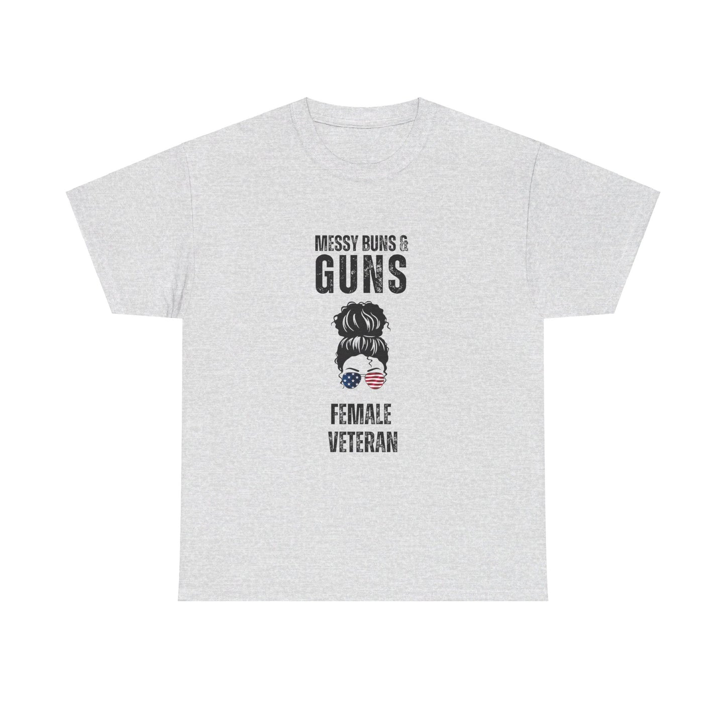 Messy Buns & Guns Tee