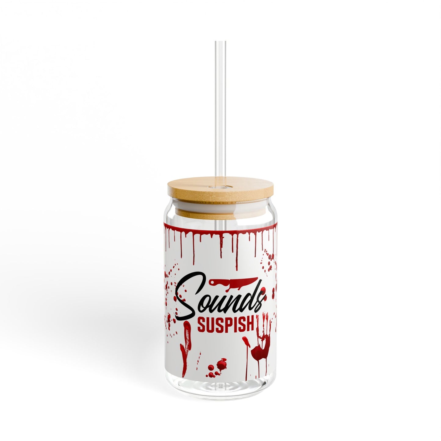 Sounds Suspish Sipper Glass, 16oz