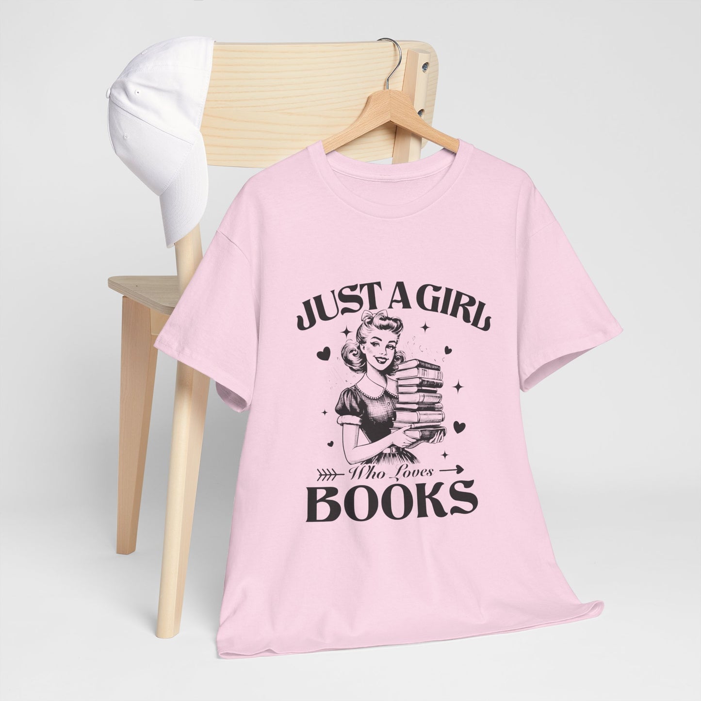 Just a Girl With Books Tee