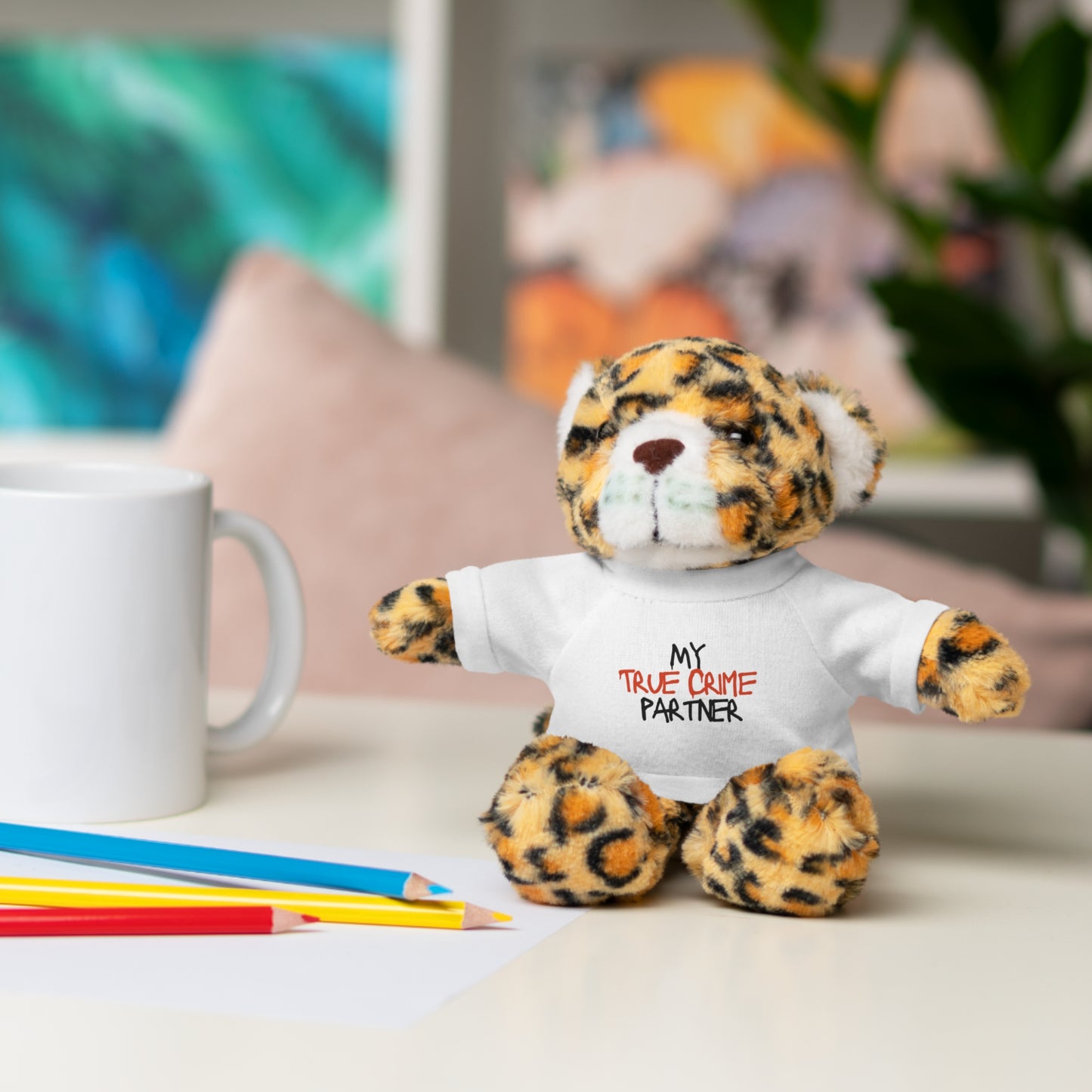 True Crime Partner Stuffed Animals with Tee