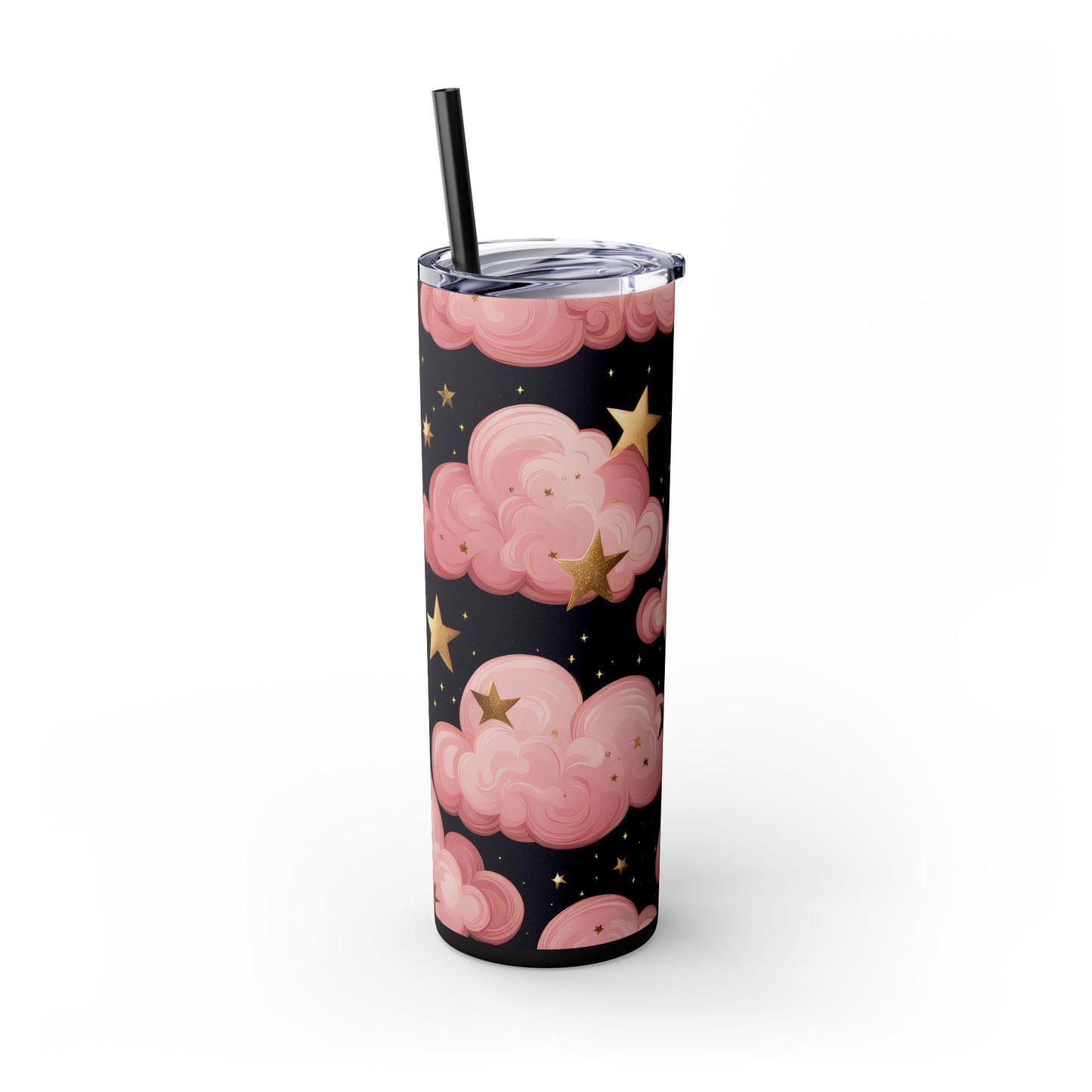 Pink Starry Night Tumbler