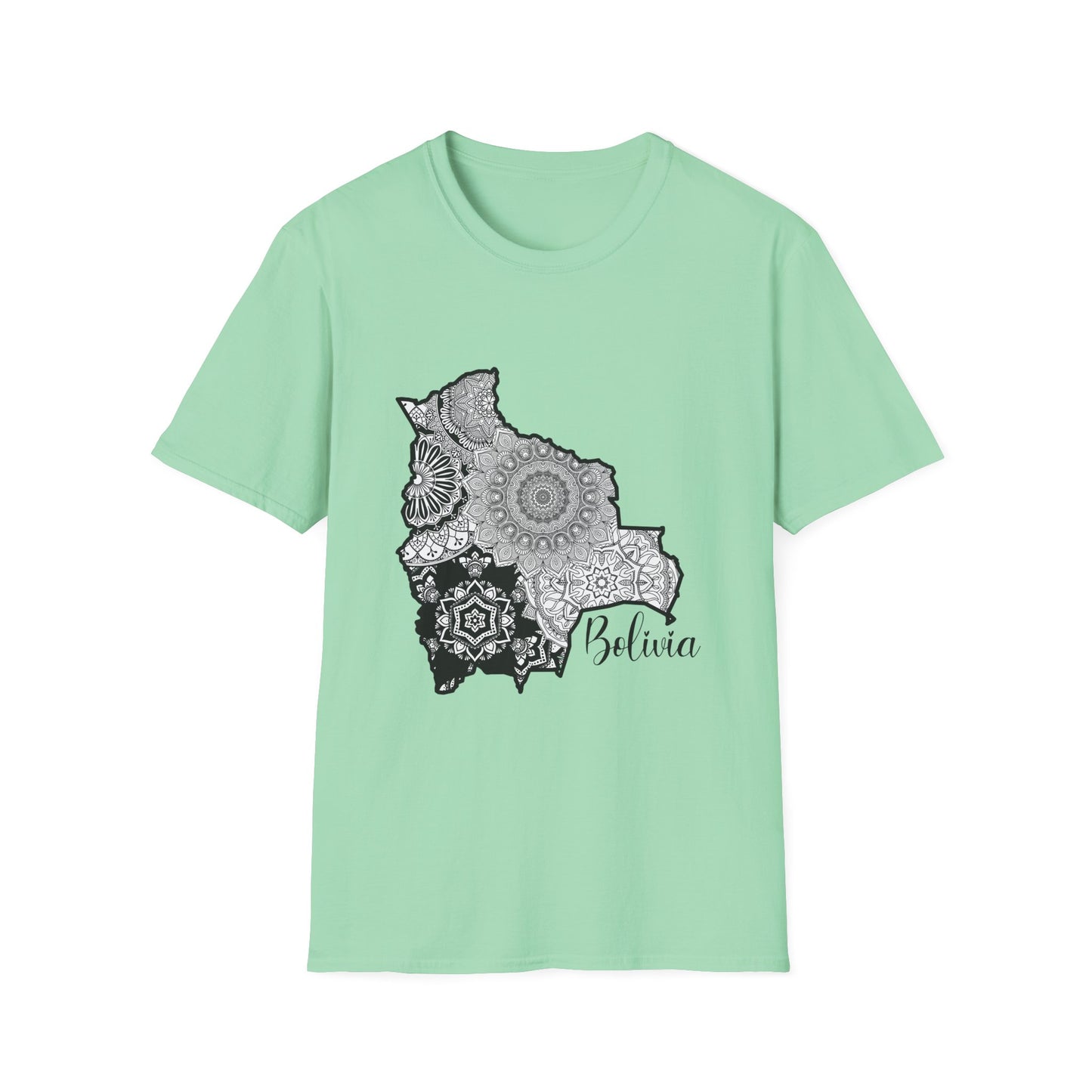 Unisex Mandala T-Shirt - Bolivia Design