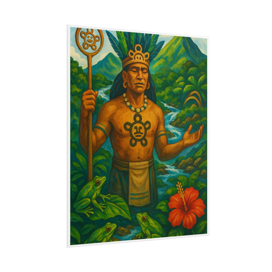 Taino Warrior Poster