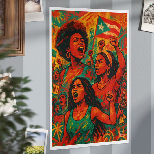 ¡Justicia Now! Unframed Print