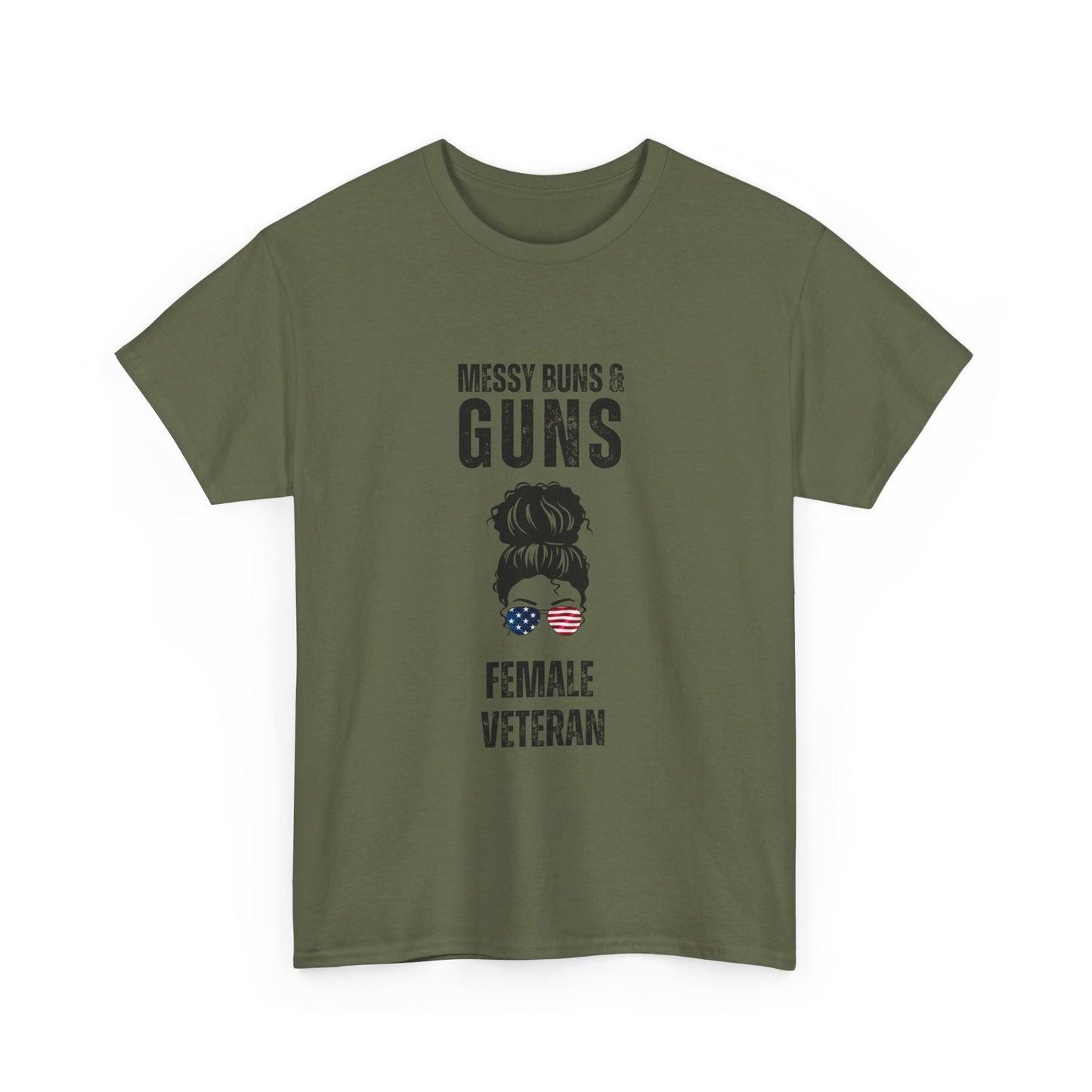 Messy Buns & Guns Tee