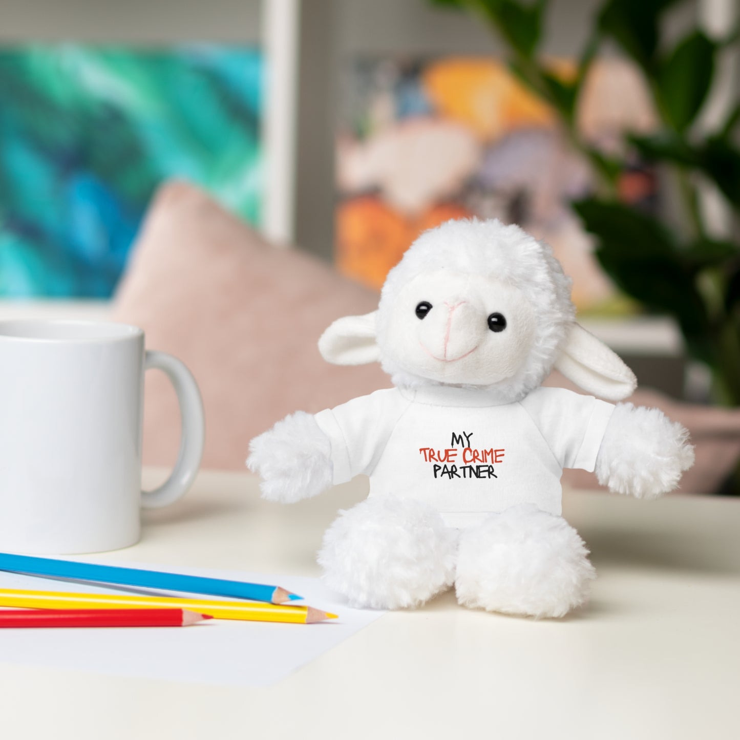 True Crime Partner Stuffed Animals with Tee