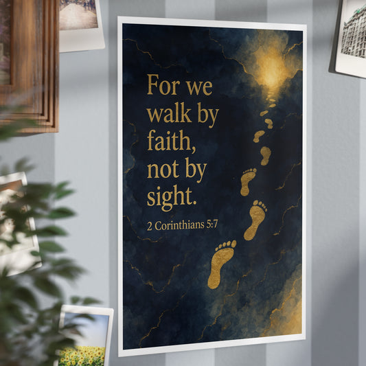 2 Corinthians 5:7 Unframed Print