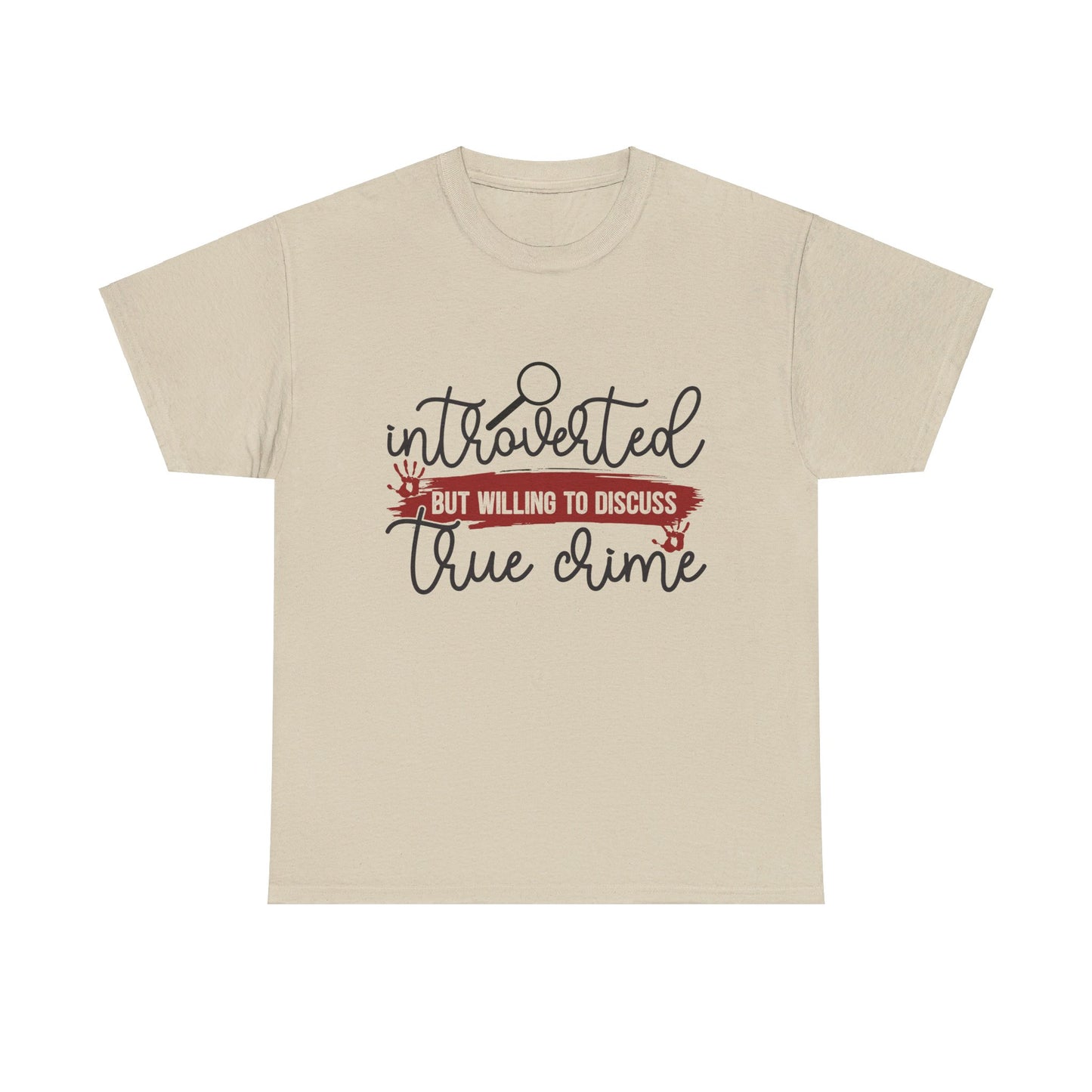 True Crime Introvert Tee