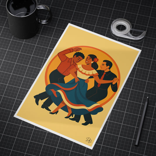 Bailamos Unidos Unframed Print