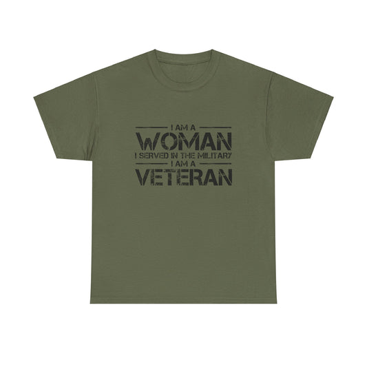 I'm A Woman & Veteran Tee