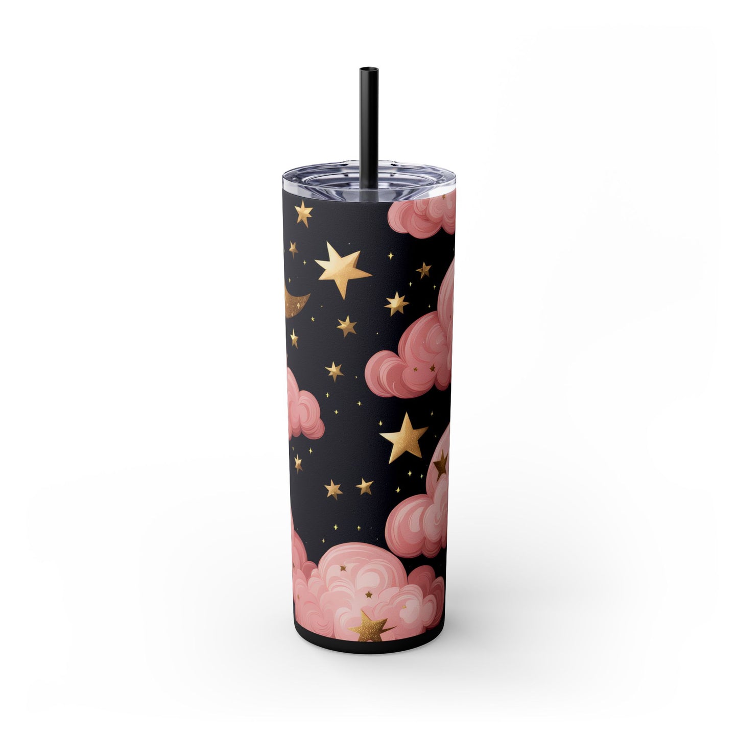 Pink Starry Night Tumbler