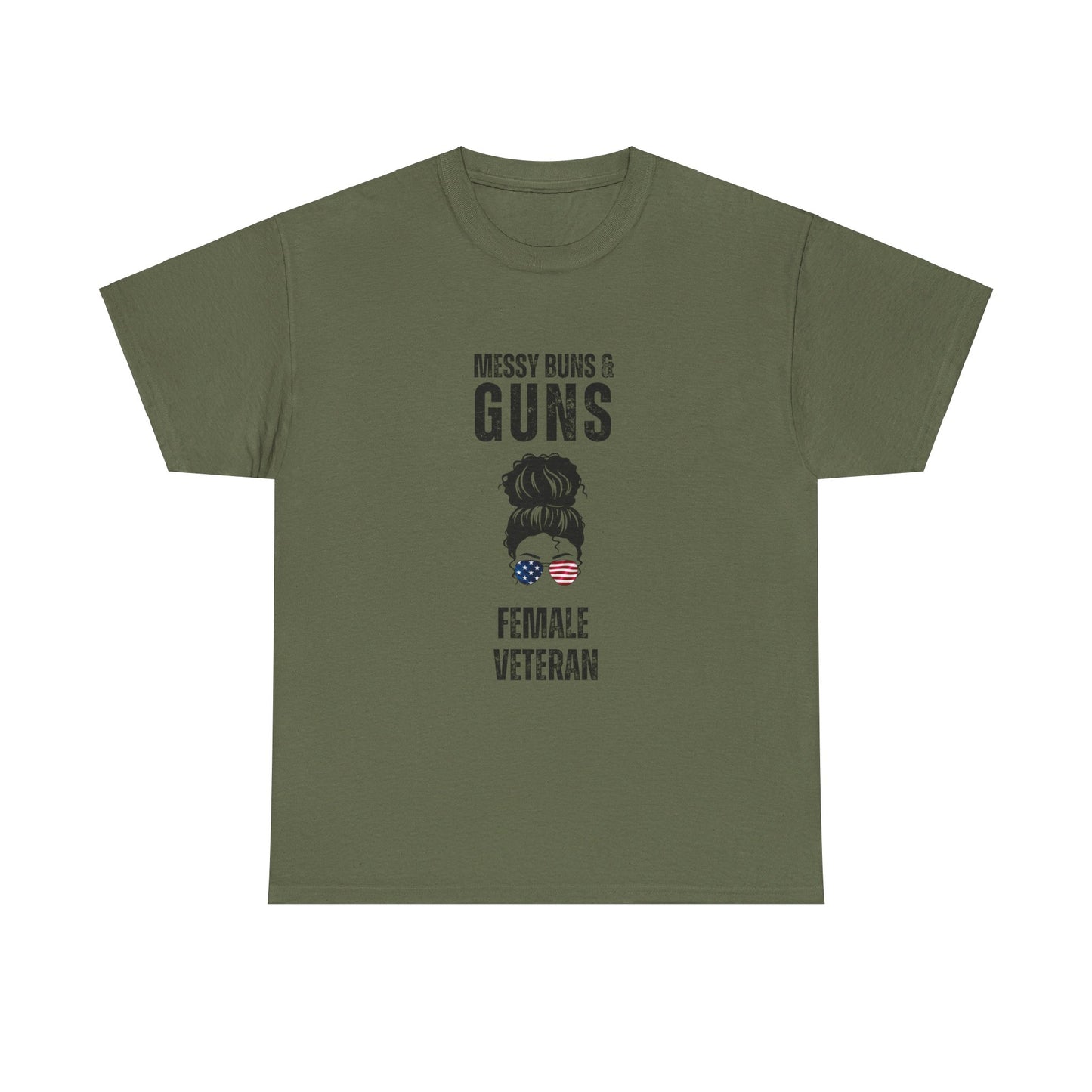 Messy Buns & Guns Tee