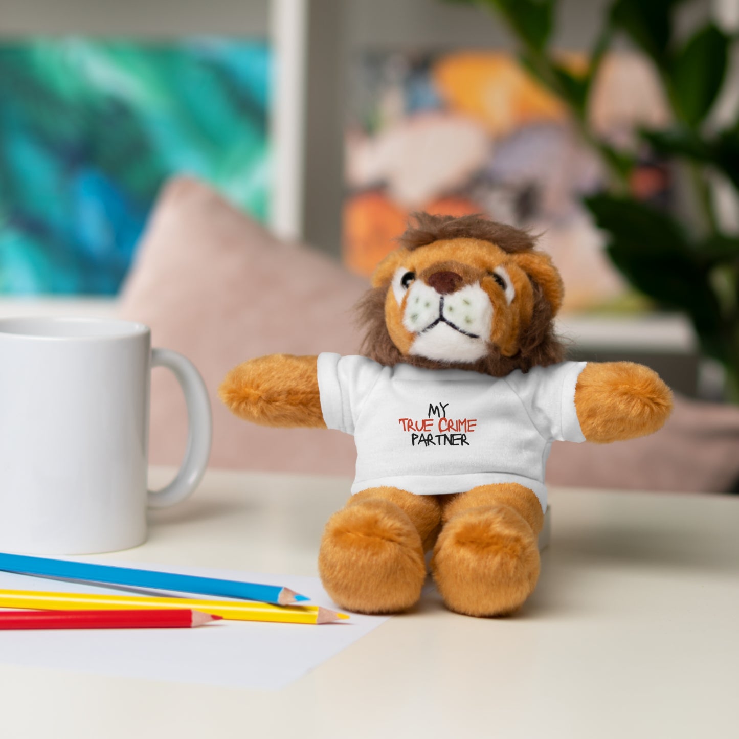 True Crime Partner Stuffed Animals with Tee