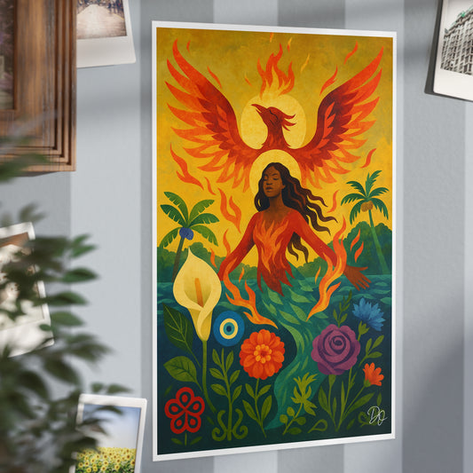 Flor de Fuego Unframed Print